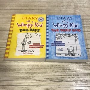2 Diary of a Wimpy Kids Books